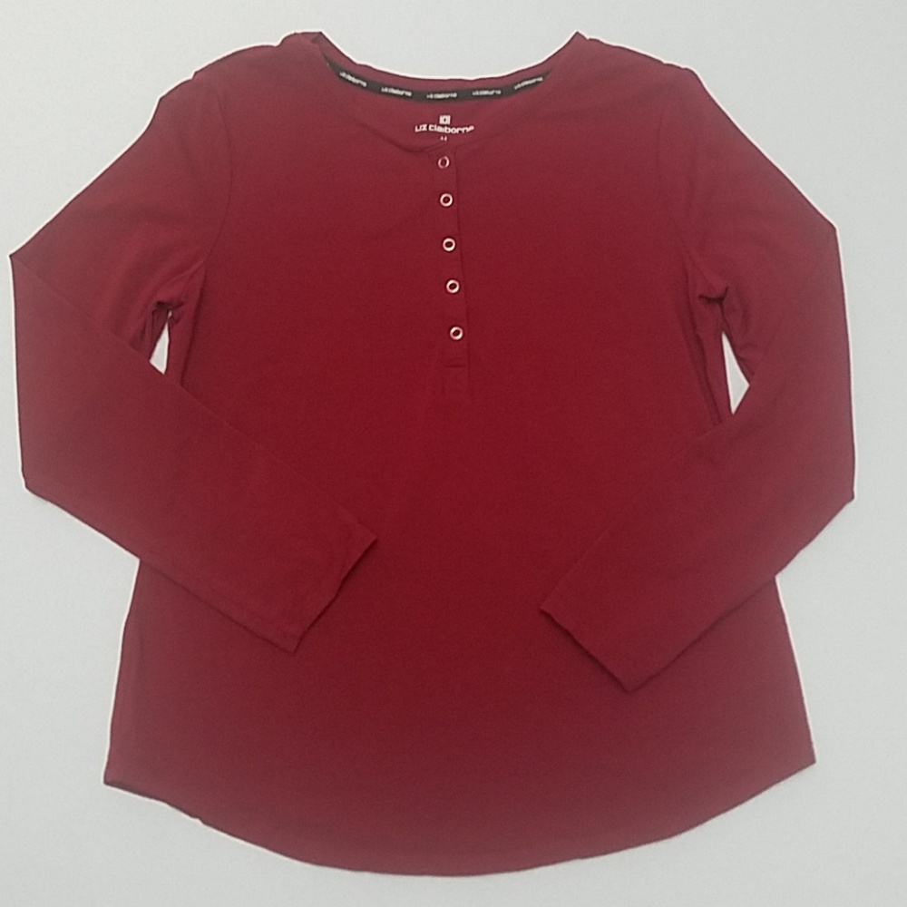 Liz Claiborne Henly Blouse Size M